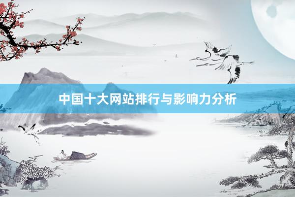 中国十大网站排行与影响力分析